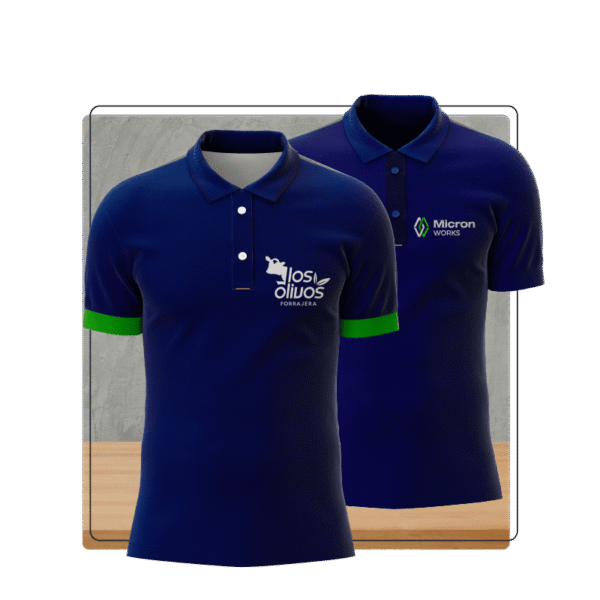 Playera polo con bordado
