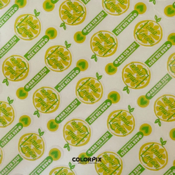 Planilla de stickers papel adhesivo - Image 4