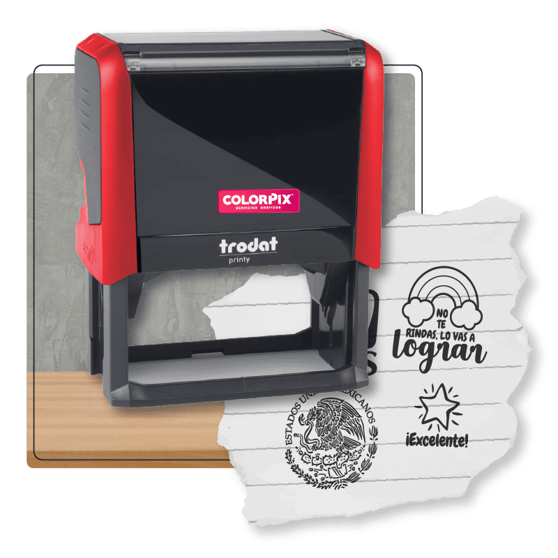 <b> Sello Trodat 4.7x1.8cm  </b> <i> (Automático  4912) </i>