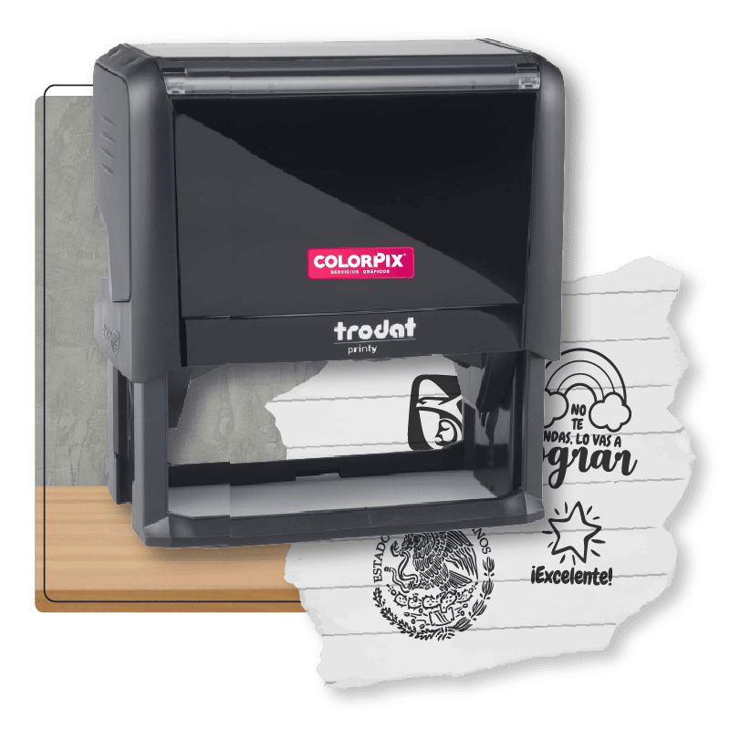 <b> Sello Trodat 6.4x2.6cm </b> <i> (Automático 4914) </i>