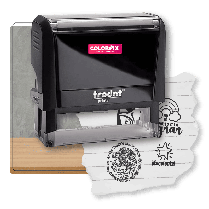 <b> Sello Trodat 7x2.5cm </b> <i> (Automático 4915) </i>