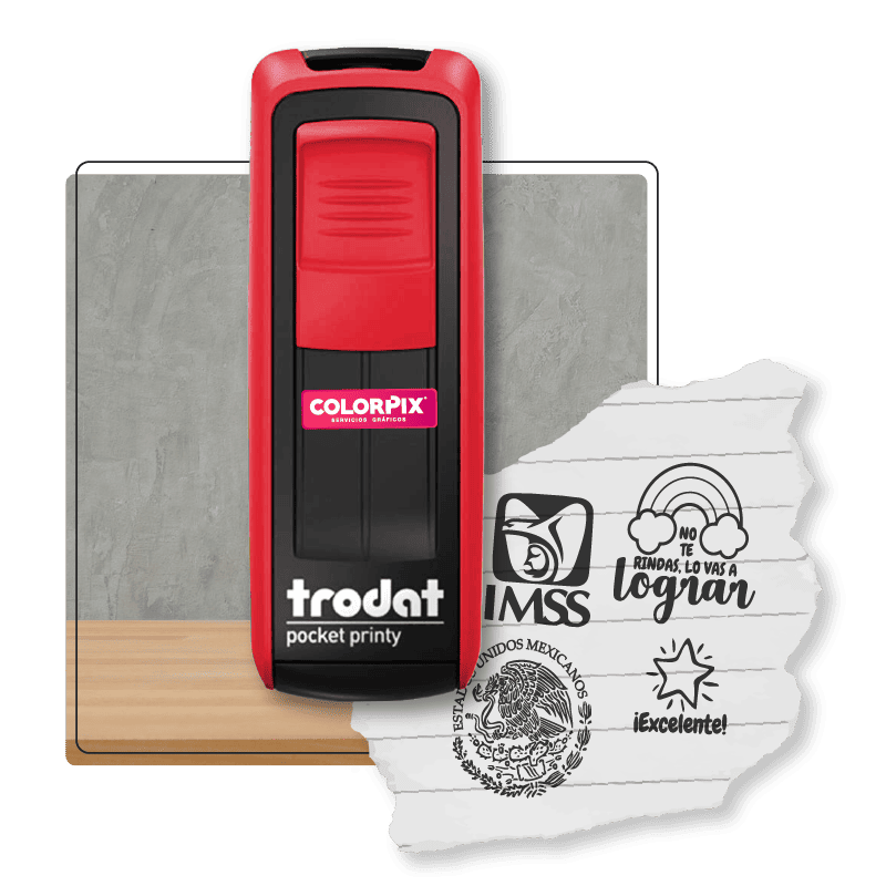 <b> Sello Trodat pinza 3.8x1.4cm  </b> <i> (Automático  9511) </i>