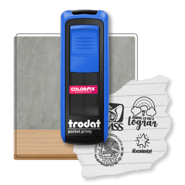 <b> Sello Trodat pinza 4.7x1.8cm  </b> <i> (Automático  9512) </i>