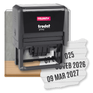<b> Sello Trodat fechador 7.5x3.8cm  </b> <i> (Automático  4726) </i>