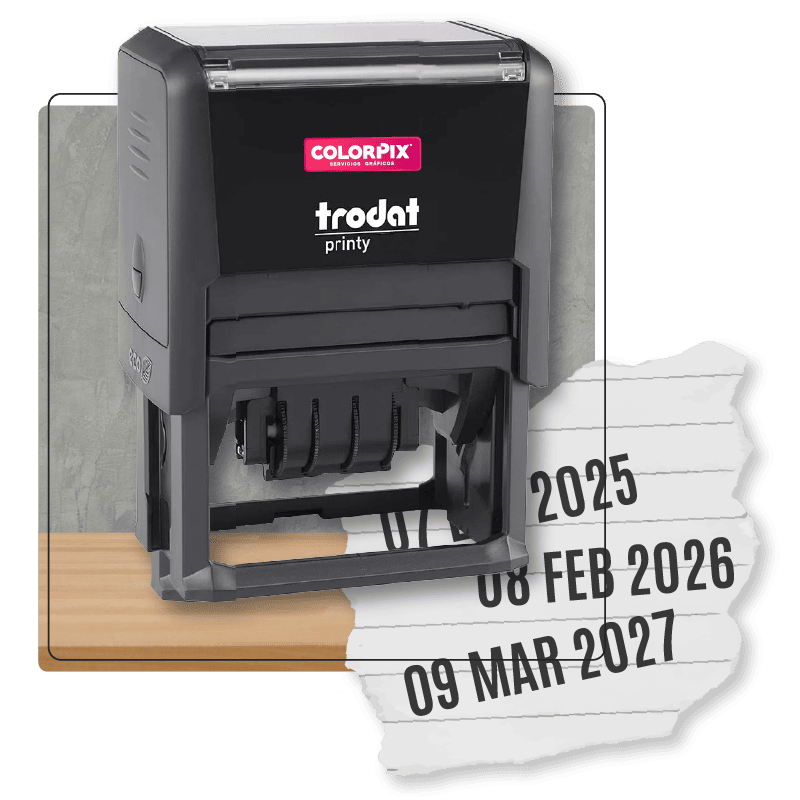 <b> Sello Trodat fechador 6x4cm  </b> <i> (Automático  4727) </i>