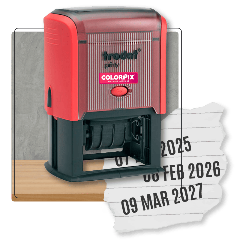 <b> Sello Trodat fechador 5x3cm  </b> <i> (Automático  4729) </i>