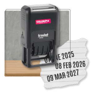 <b> Sello Trodat fechador 4.1x2.4cm  </b> <i> (Automático  4750) </i>