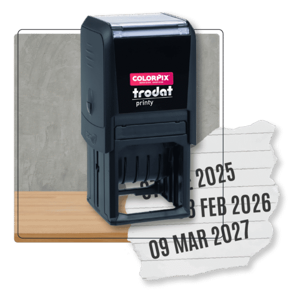 <b> Sello Trodat fechador 4x4cm  </b> <i> (Automático  4724) </i>