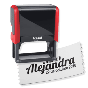 Sello automatico rectangular modelo 4912 personalizado Colorpix Matehuala