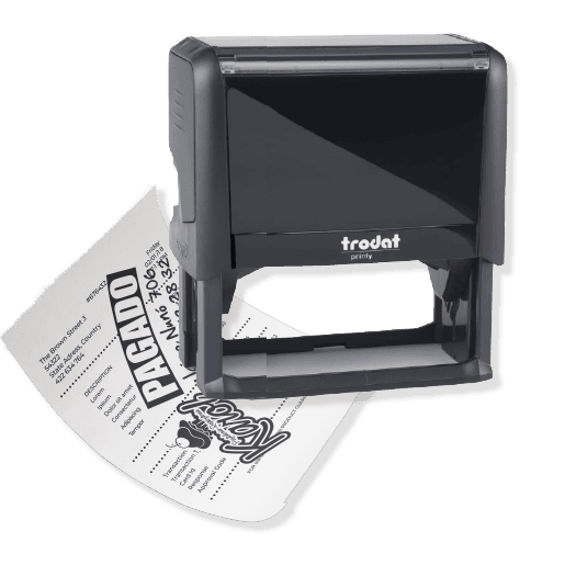 Sello automatico rectangular modelo 4913 personalizado Colorpix Matehuala