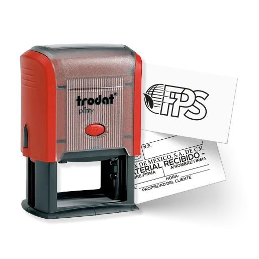 Sello automatico rectangular modelo 4929 personalizado Colorpix Matehuala