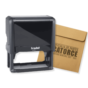 Sello automatico rectangular modelo 4914 personalizado Colorpix Matehuala