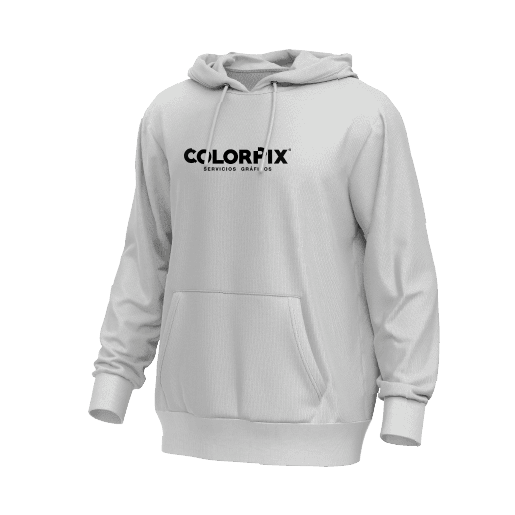 Sudadera con gorro cerrado bordada con logo personalizado de Colorpix Matehuala