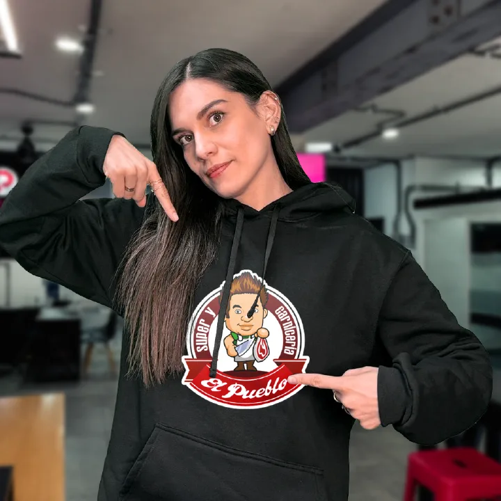 Sudadera con gorro cerrado personalizada - Image 2
